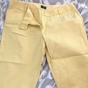 The Limited yellow dress pants
